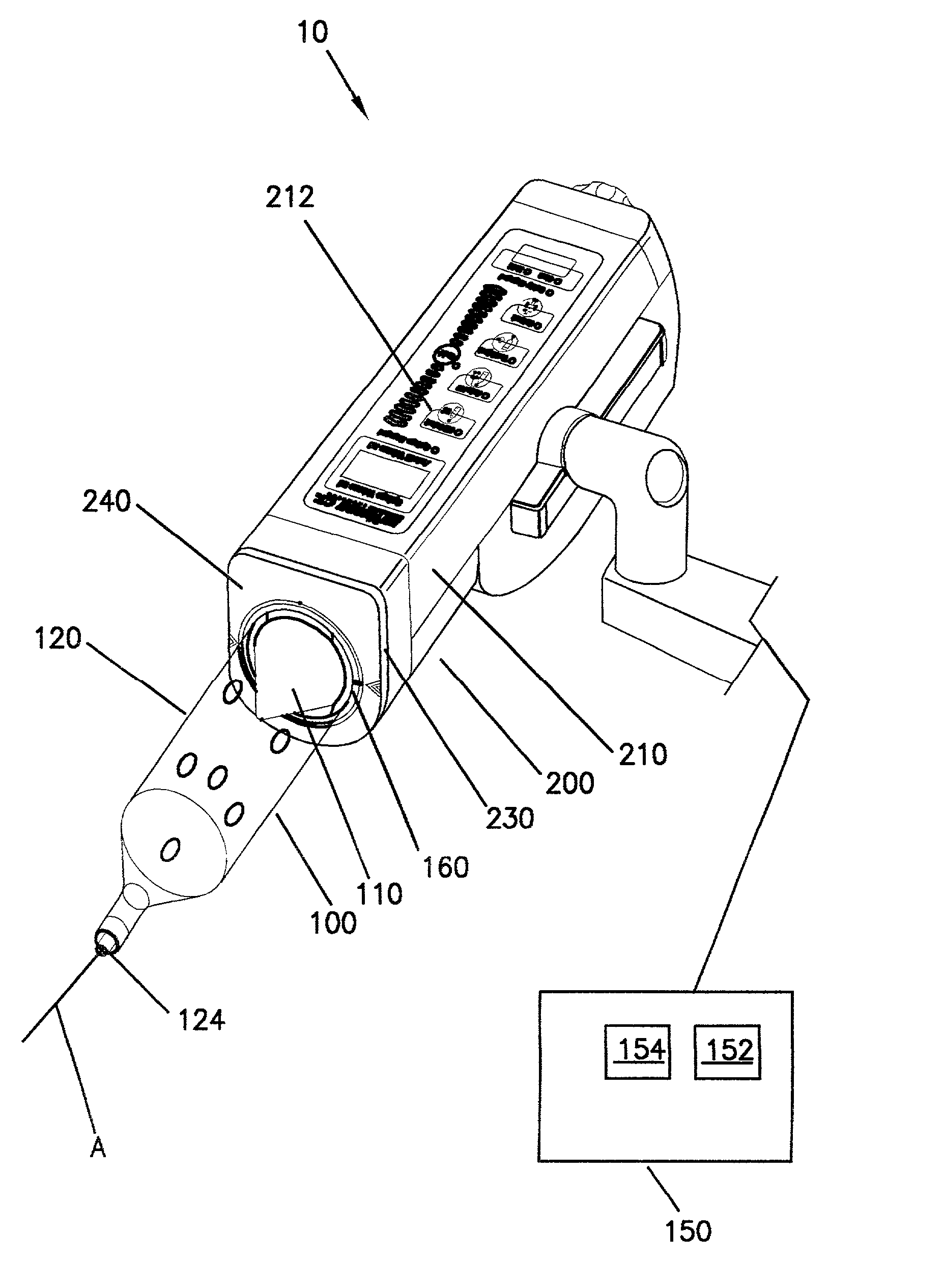 Injector system including a powered loading device for connecting a syringe to an injector