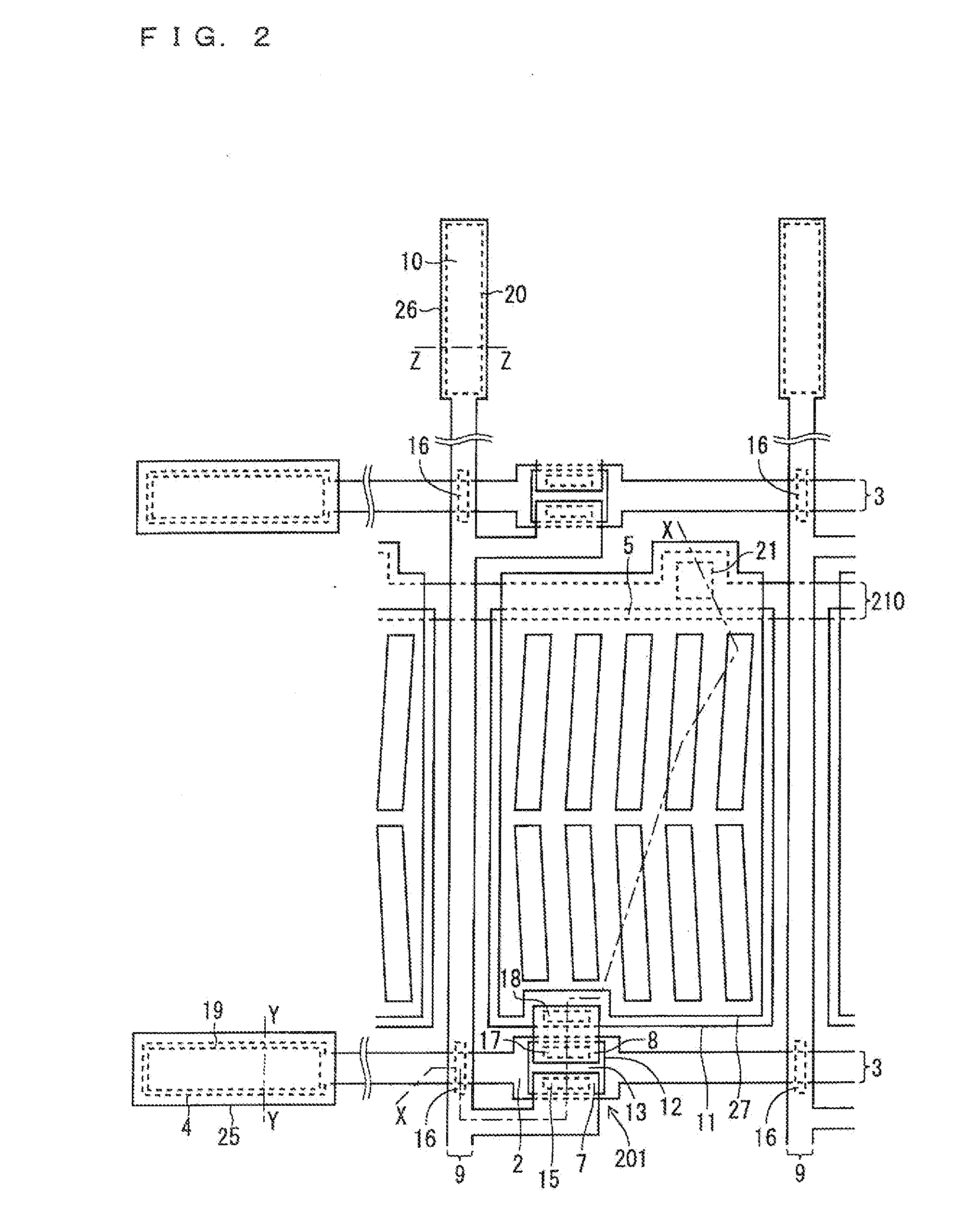 Thin film transistor substrate and manufacturing method thereof