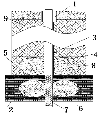 Method for preventing rock burst by adopting high-pressure fracturing