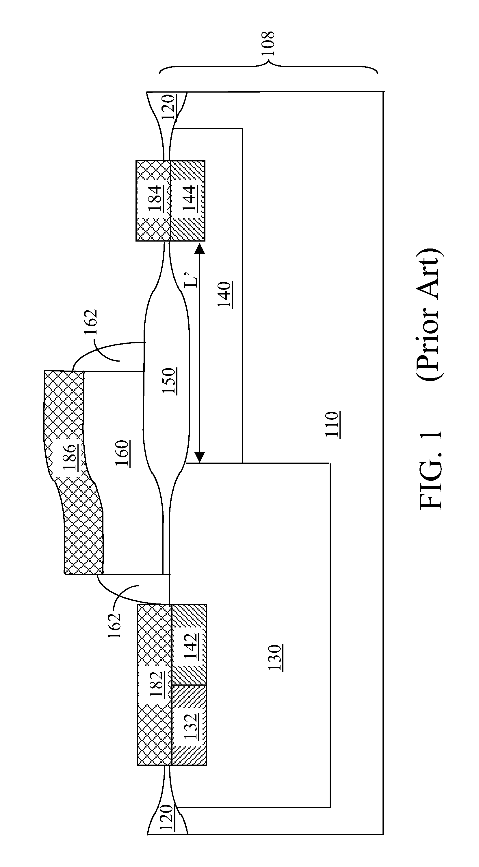 Lateral diffusion field effect transistor with drain region self-aligned to gate electrode