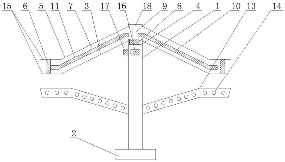 A grape growing rain shelter and sunshade device