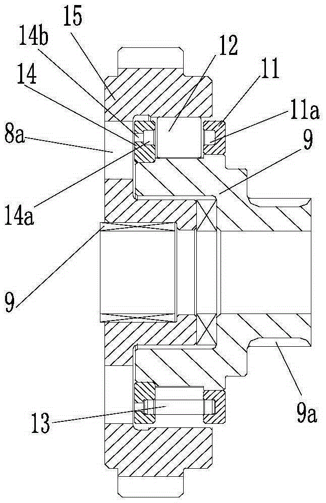 Double-cone friction transmission self-adaptation automatic speed changing spindle assembly