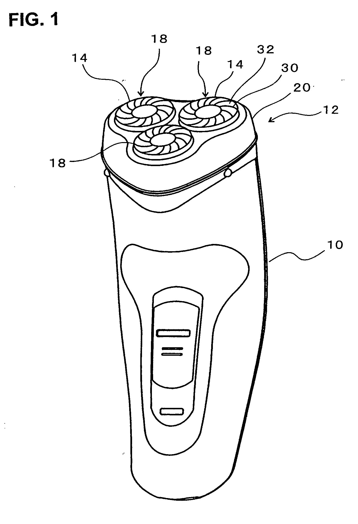 Rotary type electric shaver