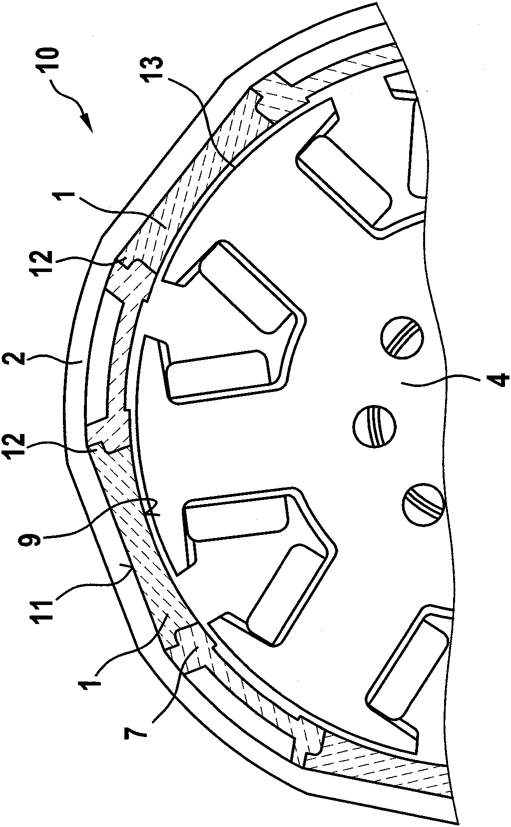 Method for manufacturing a stator of an electric machine, stator and electric machine