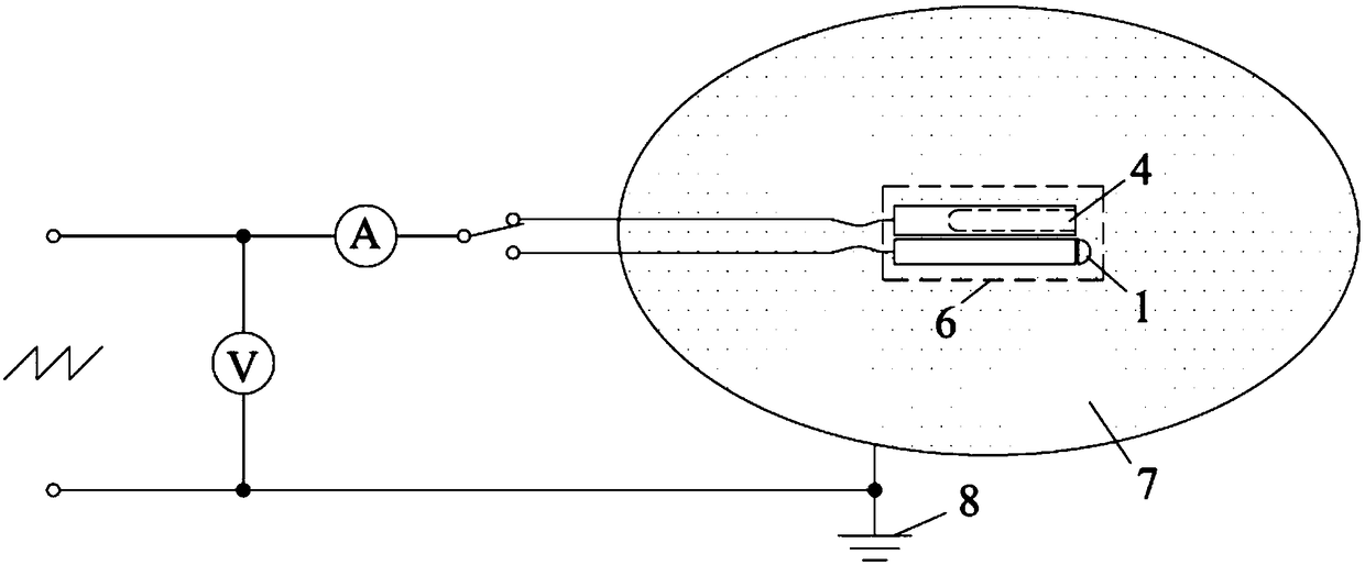 A convex-concave probe and its plasma diagnosis method