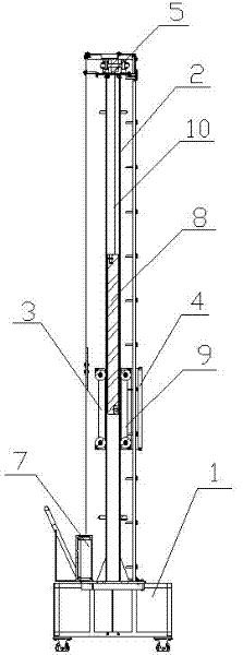 Non-vibrating three-dimensional variable-frequency spraying mechanical hand
