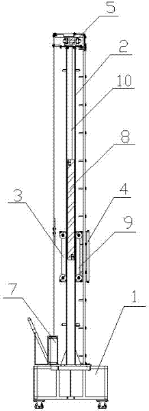 Non-vibrating three-dimensional variable-frequency spraying mechanical hand