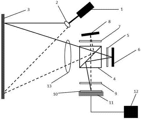 Digital electronic shear speckle interferometer based on micro-polaroid array
