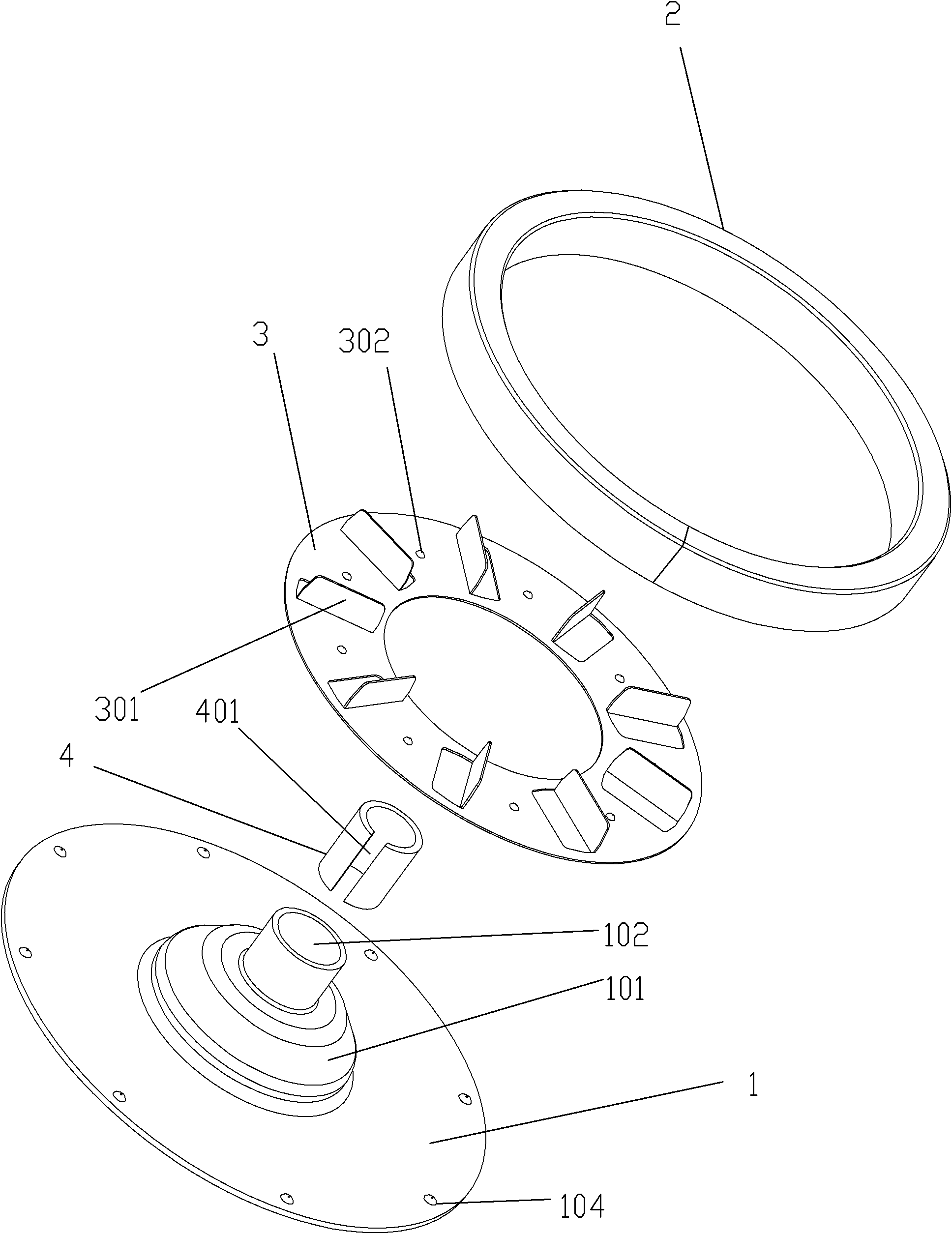 Motor clutching flywheel of industrial sewing machine and manufacturing method thereof