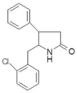 A new crystal form of trans-4-phenyl-5-o-chlorobenzylpyrrolidone-2