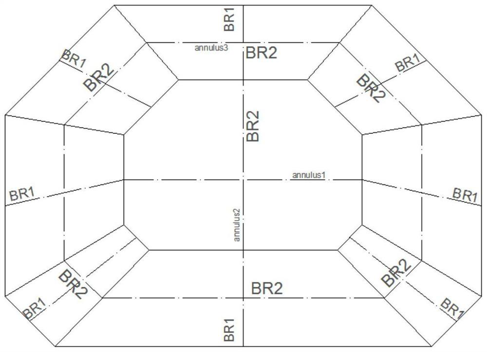 Marking method for Mark3 type LNG ship reference axis