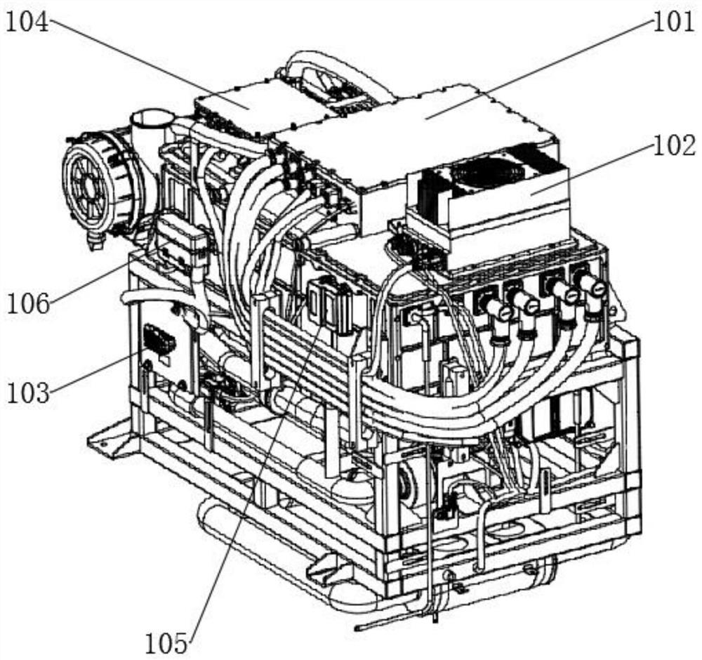 Commercial vehicle fuel cell system