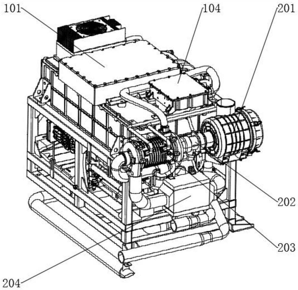 Commercial vehicle fuel cell system