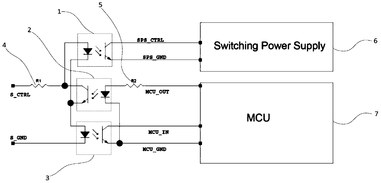 Sleep control circuit and modular power based on sleep control circuit