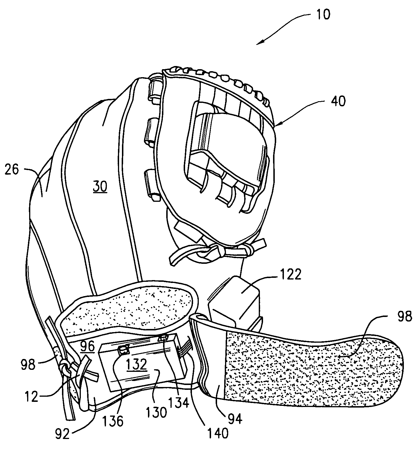 Heated baseball glove/mitt and method of heating a baseball bat handle