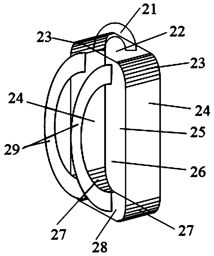 Electronic device package containing expanded flow component