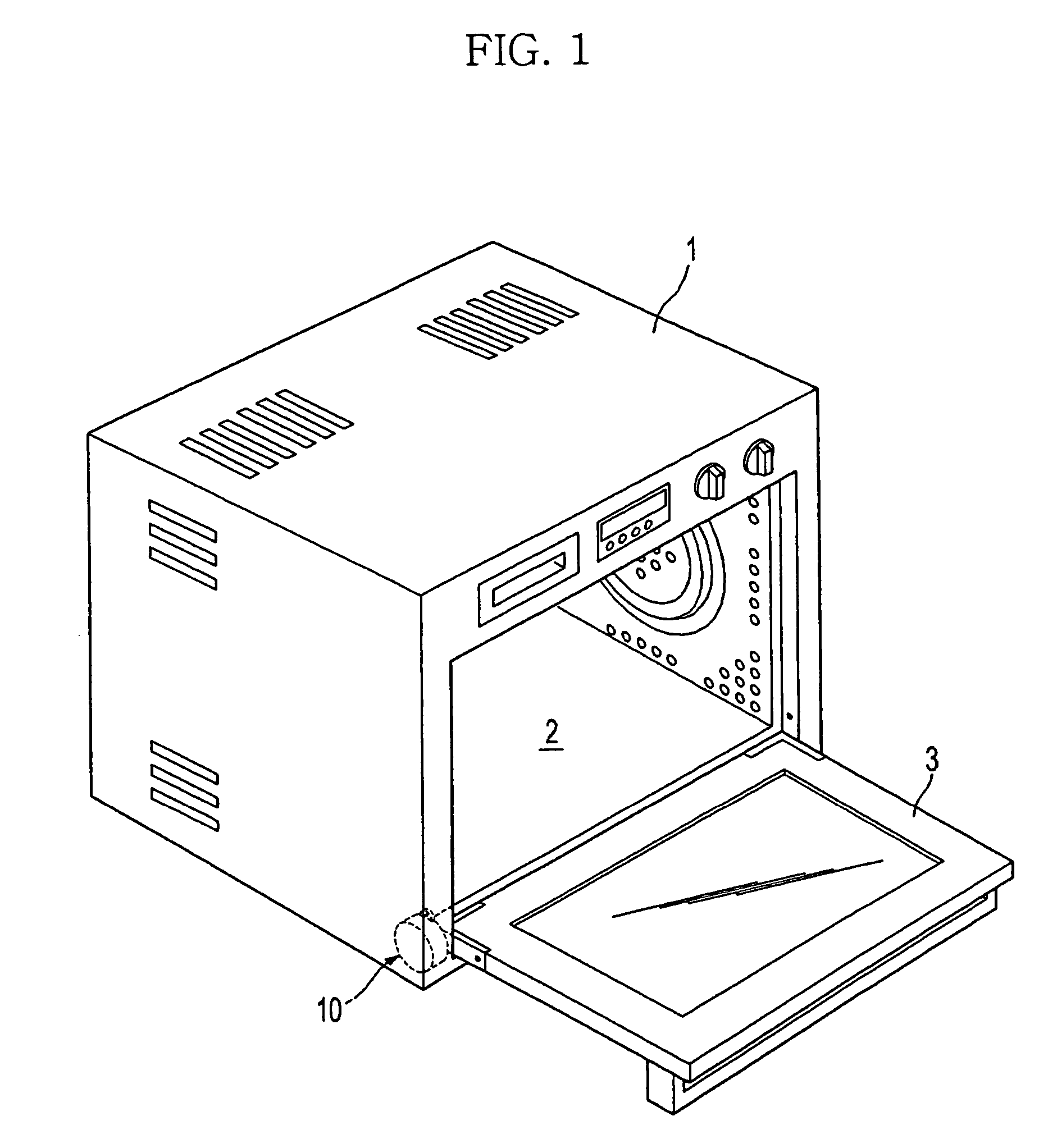 Door damper and electronic appliances having the same