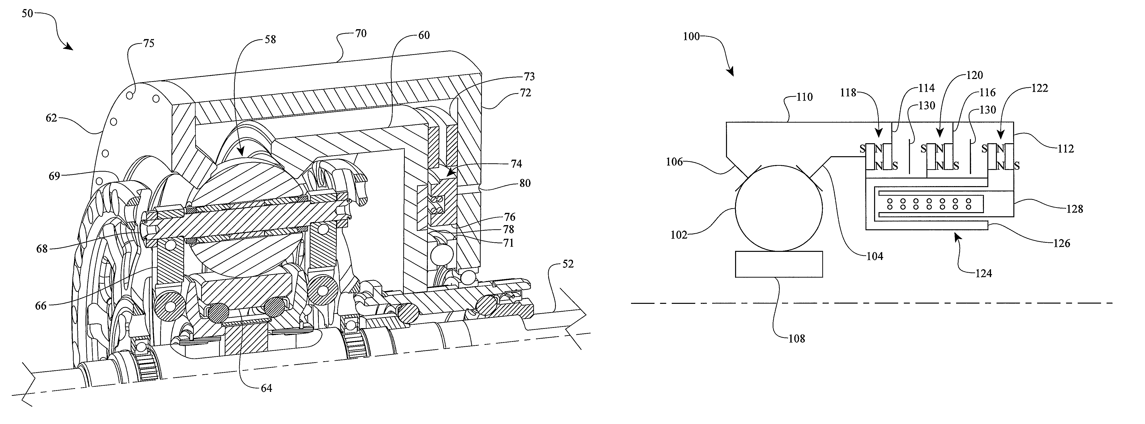 Assemblies and methods for clamping force generation