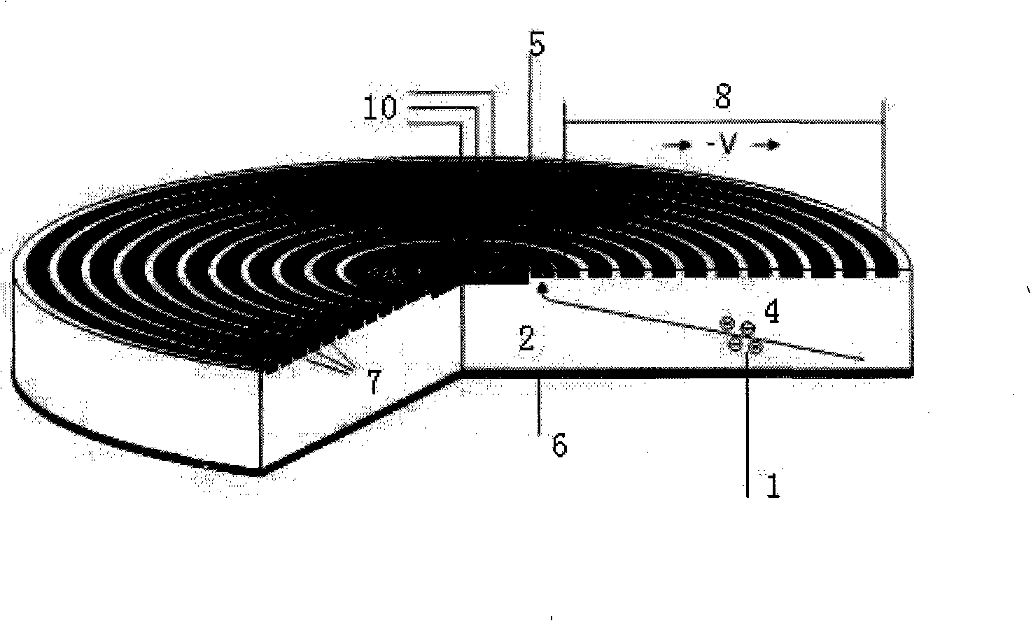 Semiconductor radiation detector with high resolution