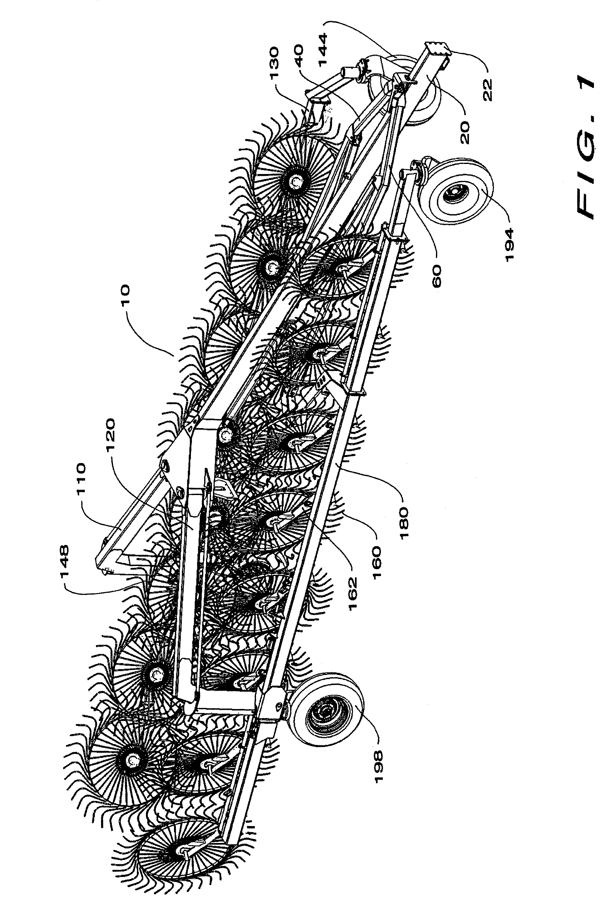 Bifold rake