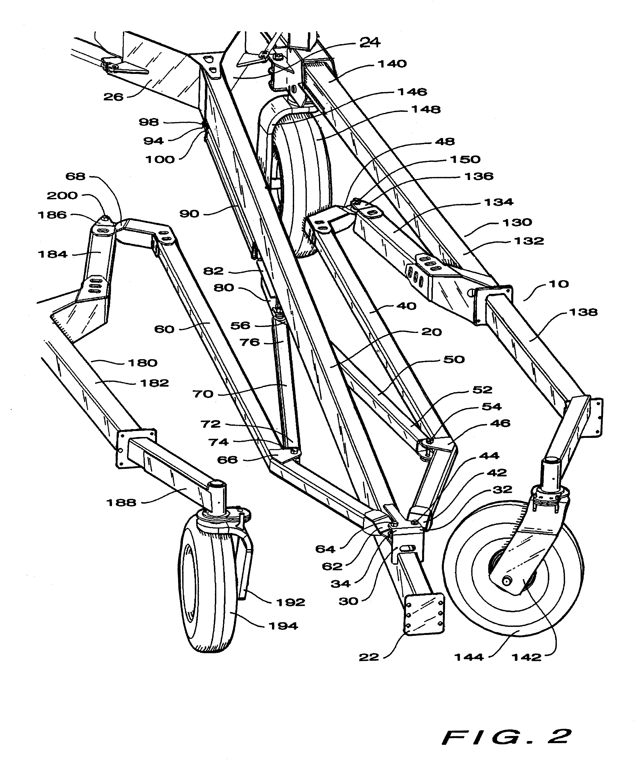 Bifold rake