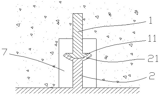 Anti-seismic connecting structure for fabricated steel-concrete composite beam