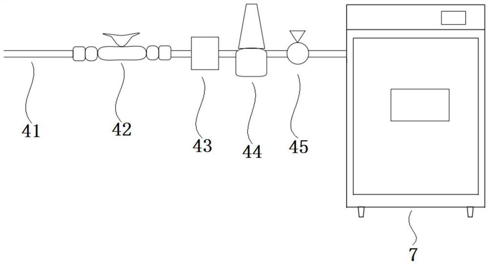 Algae culture gas supply system and gas supply method thereof