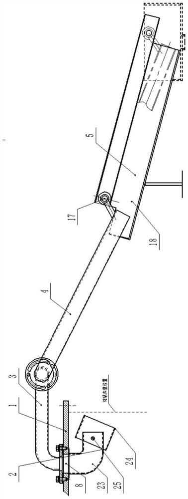 Flow diversion method for aluminum ingot turning and melting furnace