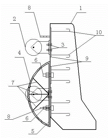 Separated concrete barrier with longitudinal connection capable of moving rapidly and manufacturing method thereof