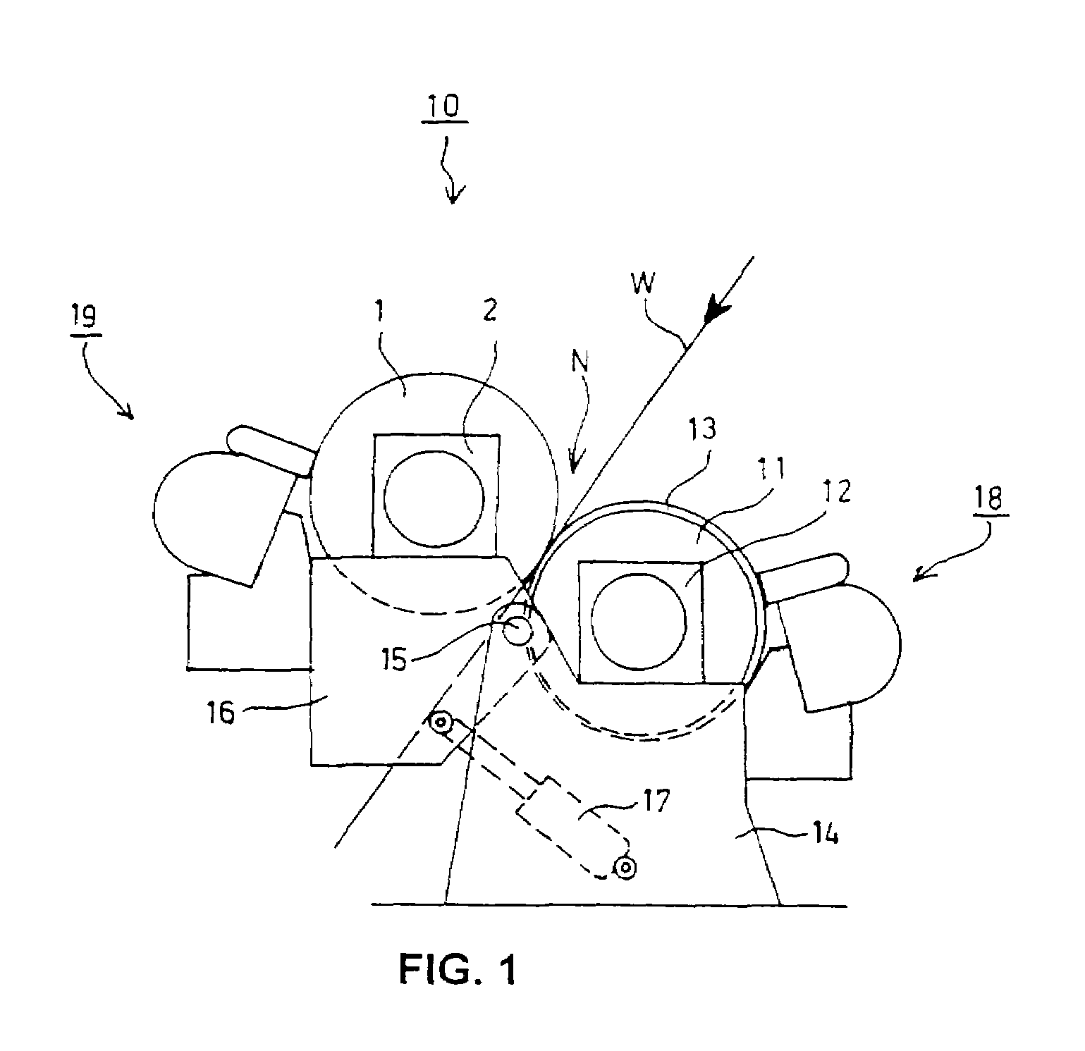 Method and equipment for attenuation of oscillation in a paper machine or in a paper finishing device