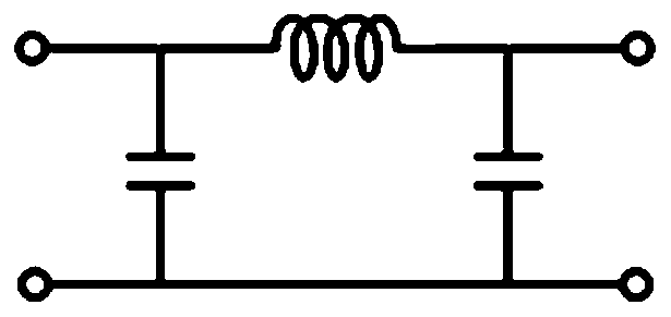 L-type impedance matching system and method in a radio frequency energy harvesting circuit