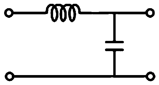 L-type impedance matching system and method in a radio frequency energy harvesting circuit