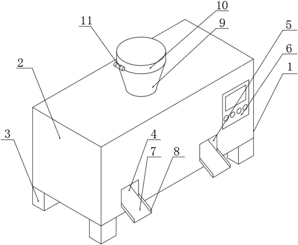 Garbage recycling device capable of automatically classifying paper product recycling quality