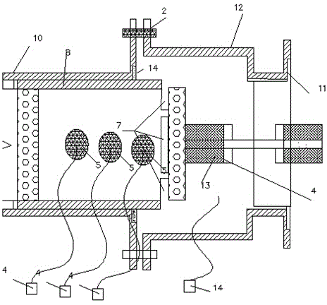 Biomass and coal mixed combustion auxiliary device of boiler