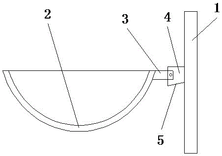 Wall-mounted pet feeding device