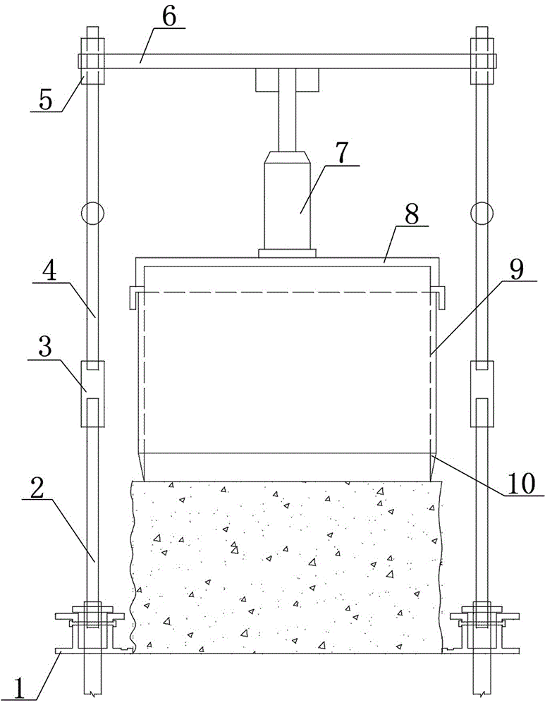 Apparatus for preparing and testing soil-rock interface sample for on-site direct shear test