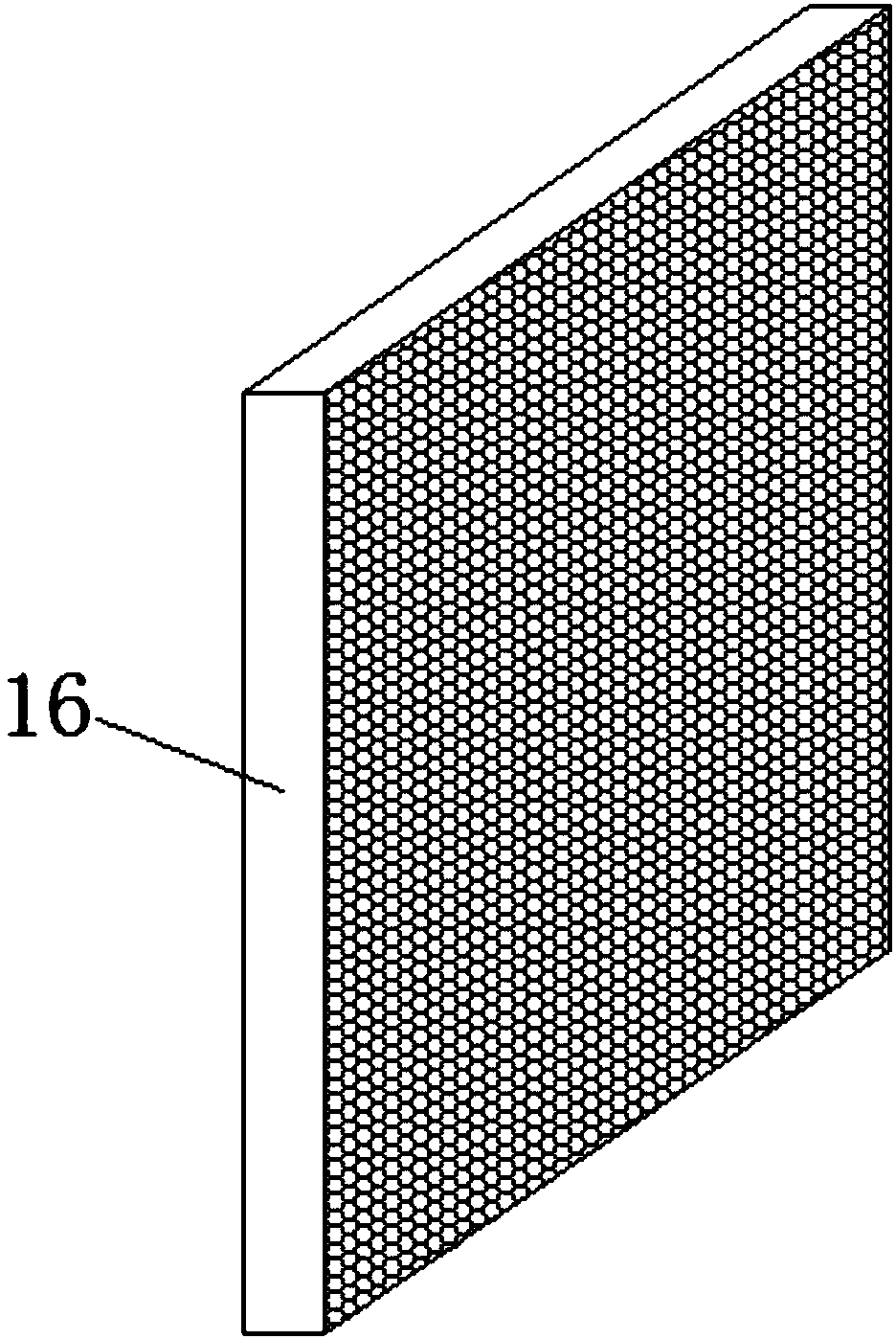 Drying device for selenium-enriched food processing machine