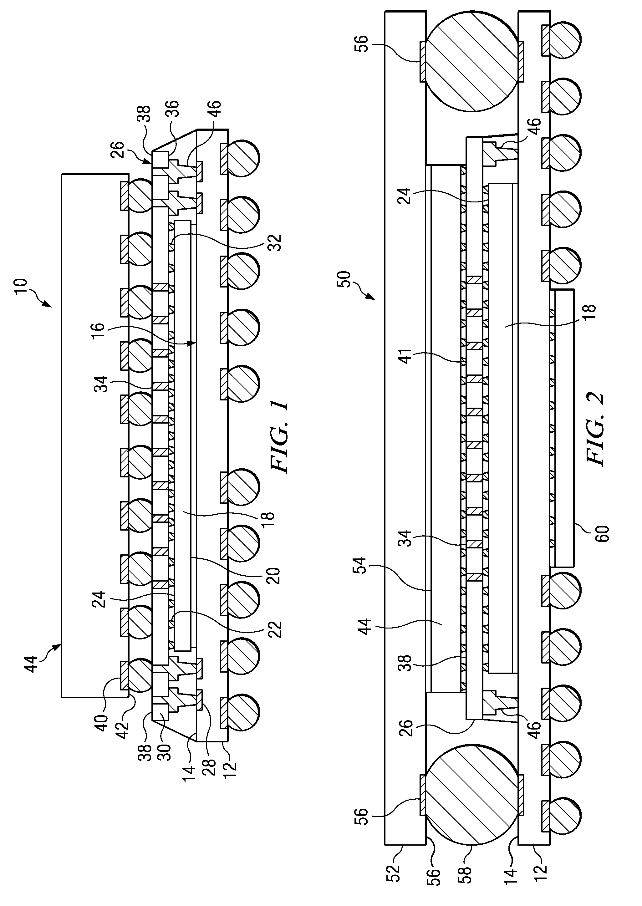 Package on Package Structure with thin film Interposing Layer