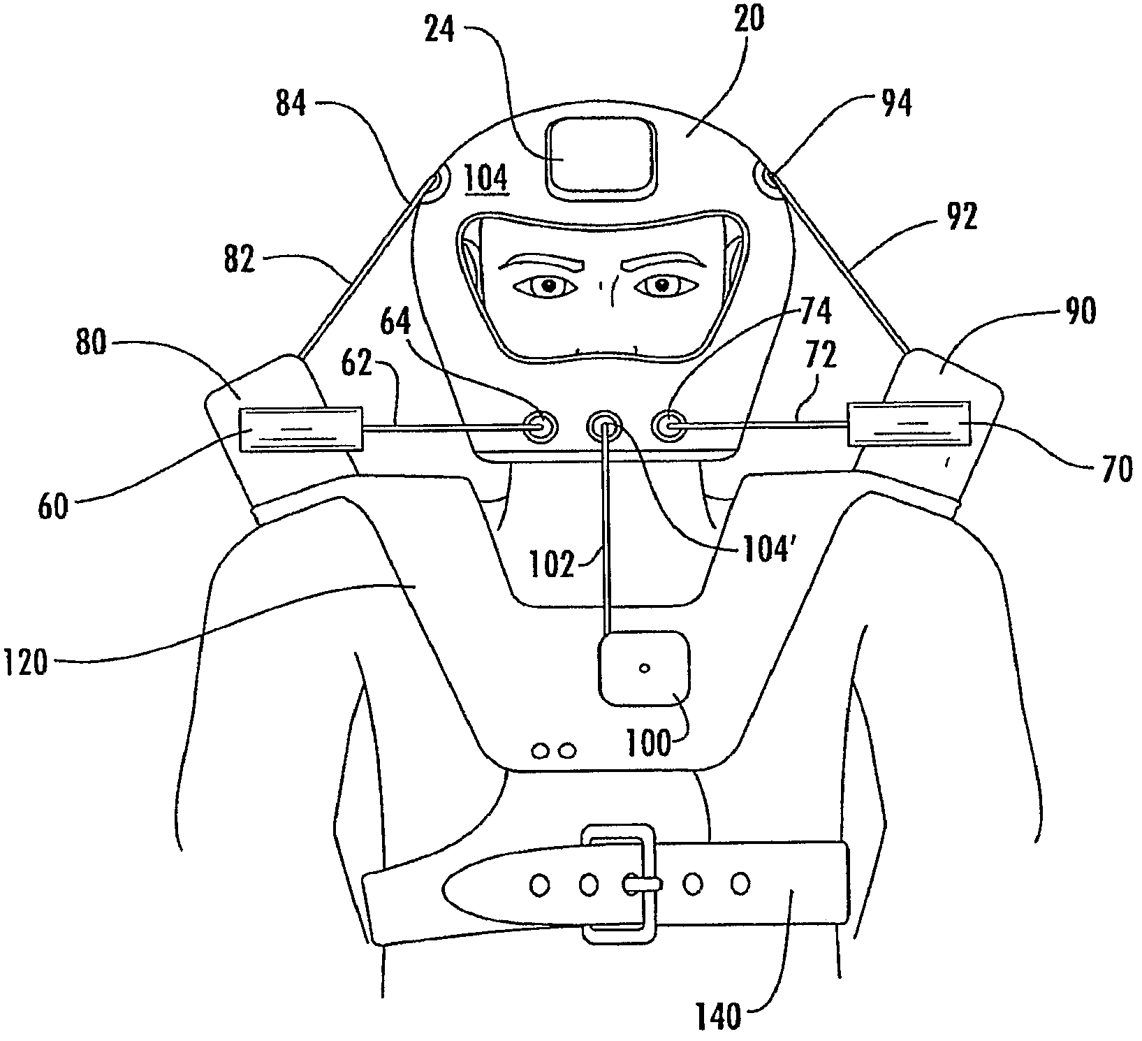 Apparatus for reducing brain and cervical spine injury due to rotational movement