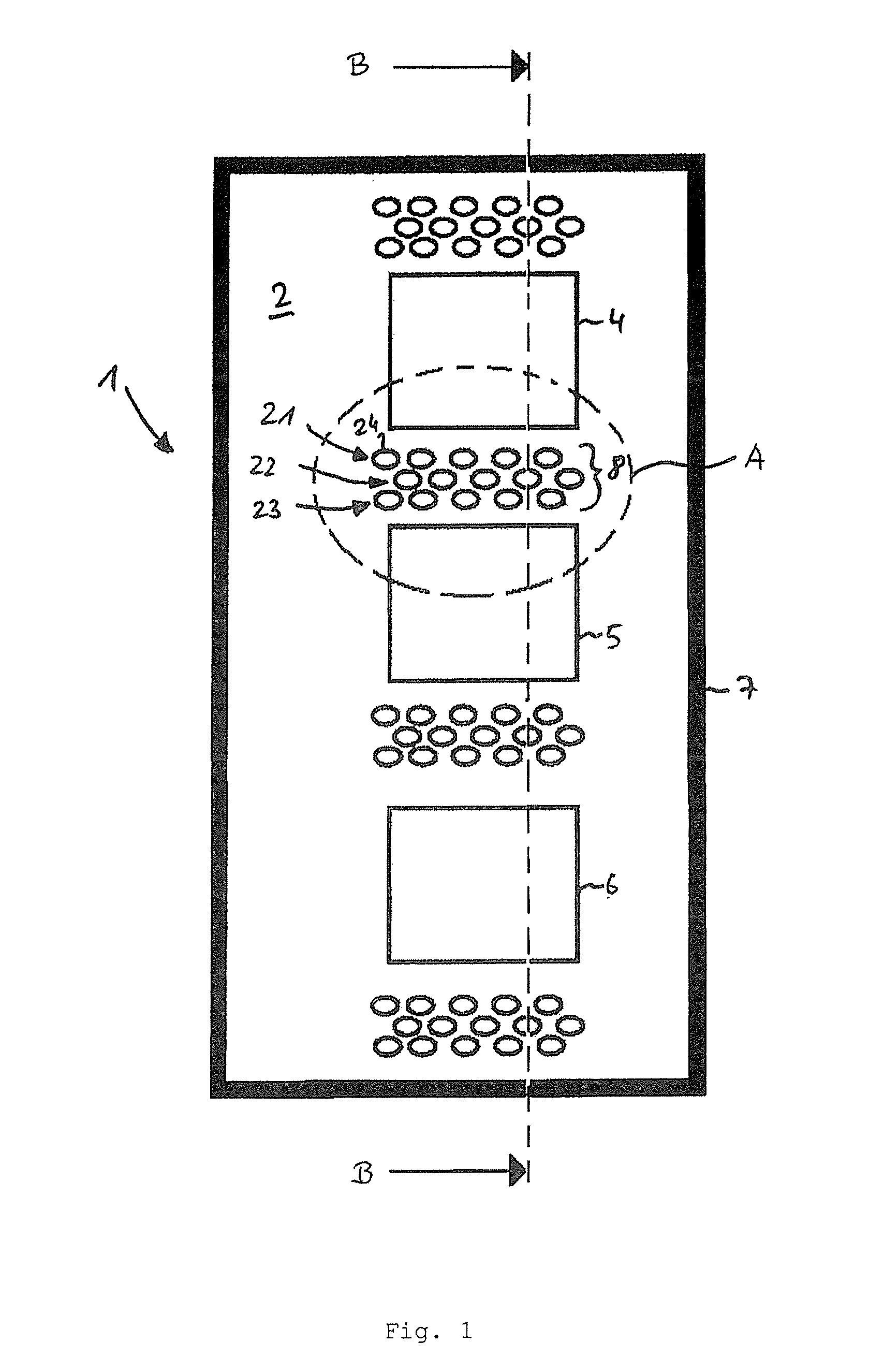 Infrared light detector having high resolution