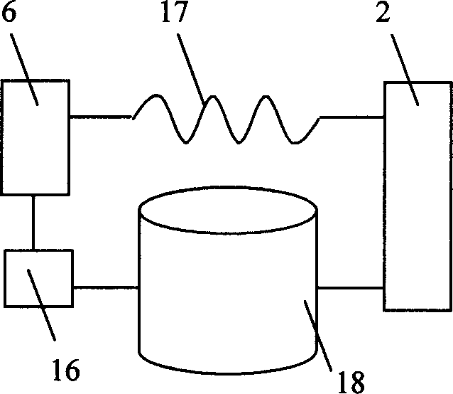 Air internal-circulating low-noise air conditioner