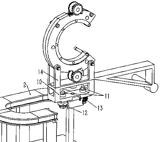 A motor rectangular coil automatic winding insulating cloth robot