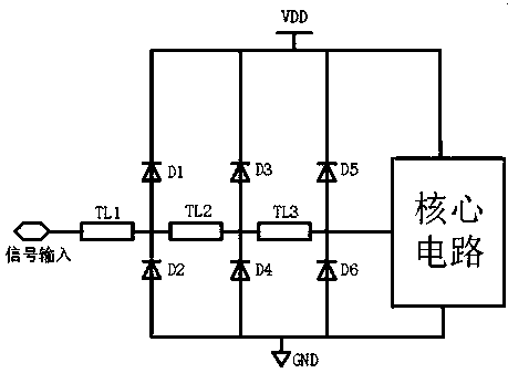 Power amplifier with electrostatic discharge protection circuit
