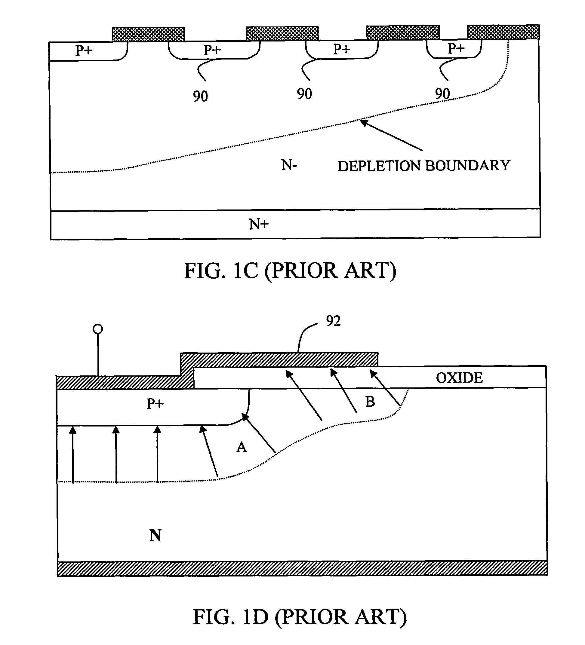Edge termination configurations for high voltage semiconductor power devices