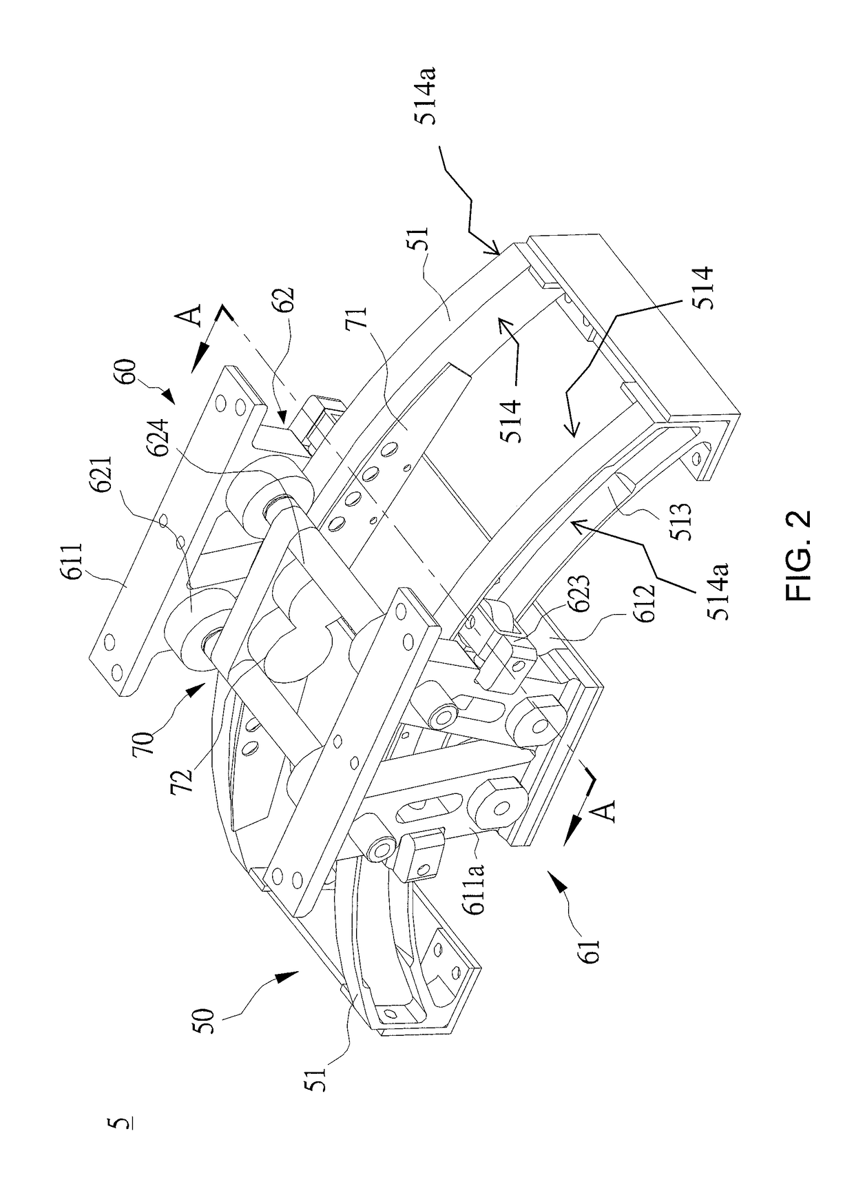 Vehicle tilting system and tricycle