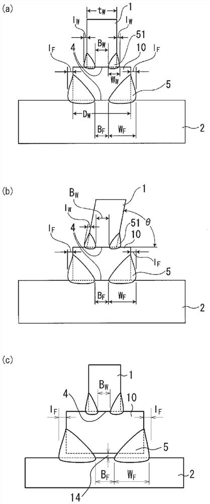 Welded structure with excellent brittle crack propagation stop characteristics