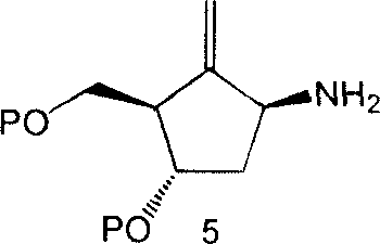 Synthesis method of antiviral nucleoside analogue