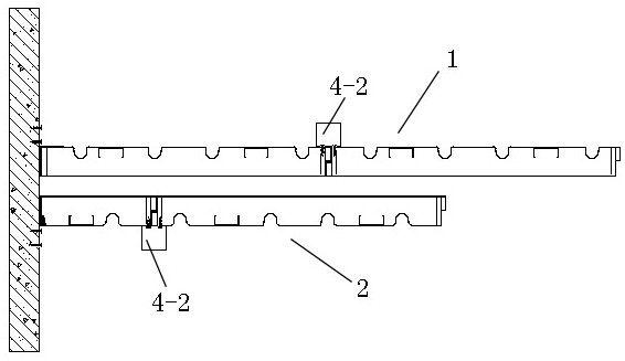 Frame-coated partition batten wall and mounting method thereof