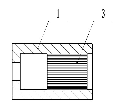 Blade spring type power current inserting-connecting device