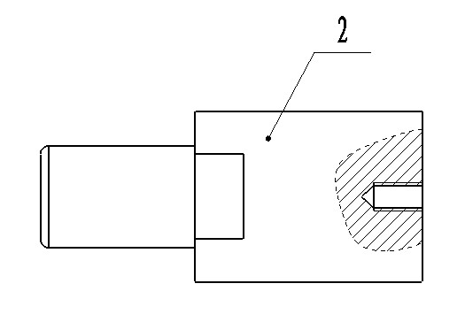 Blade spring type power current inserting-connecting device